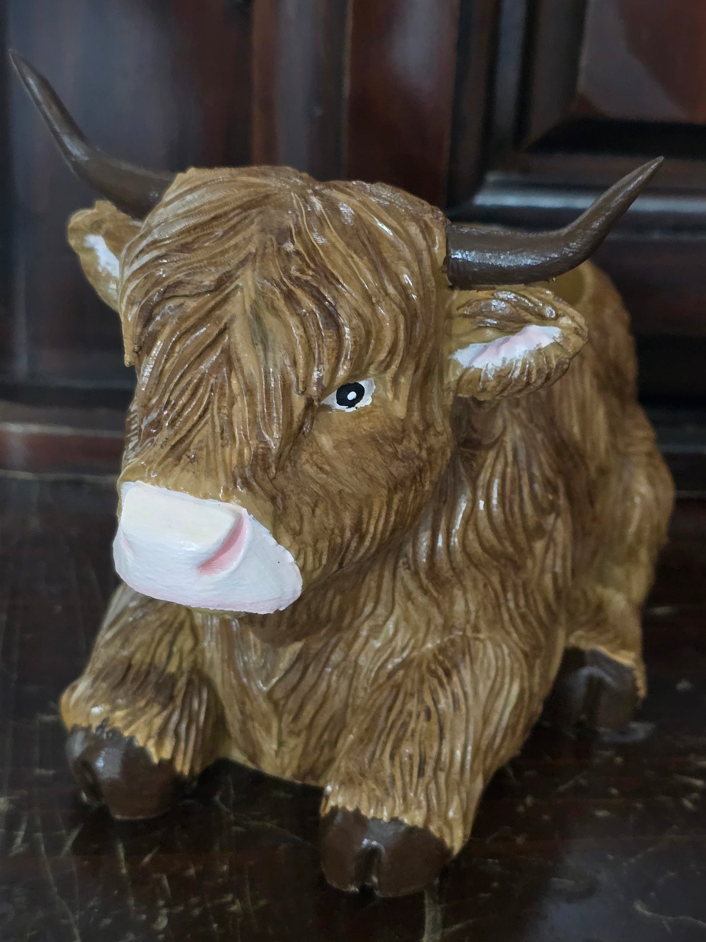 Frank the fluffy cow 3D printed pen holder