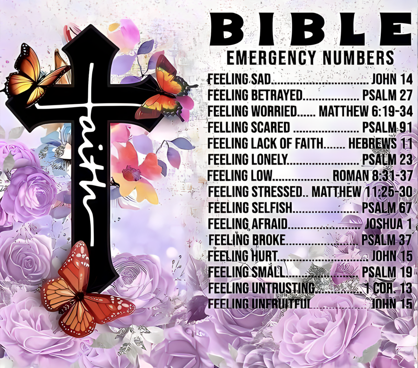 BIBLE Emergency Numbers