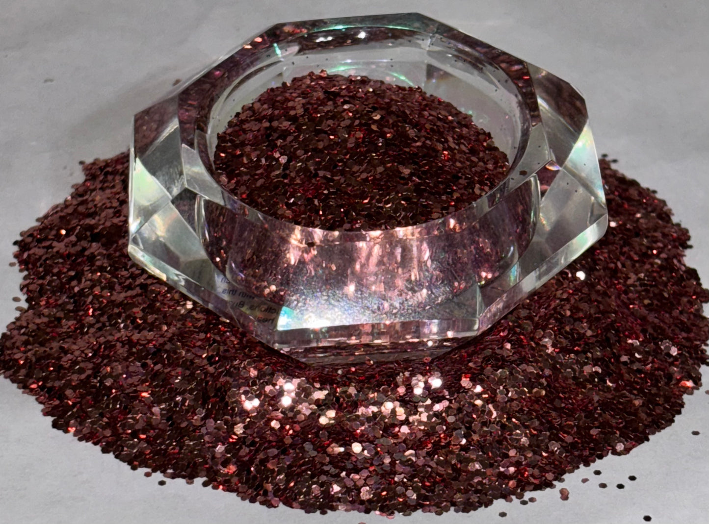 24 Karat Rose Gold E Fine Glitter
