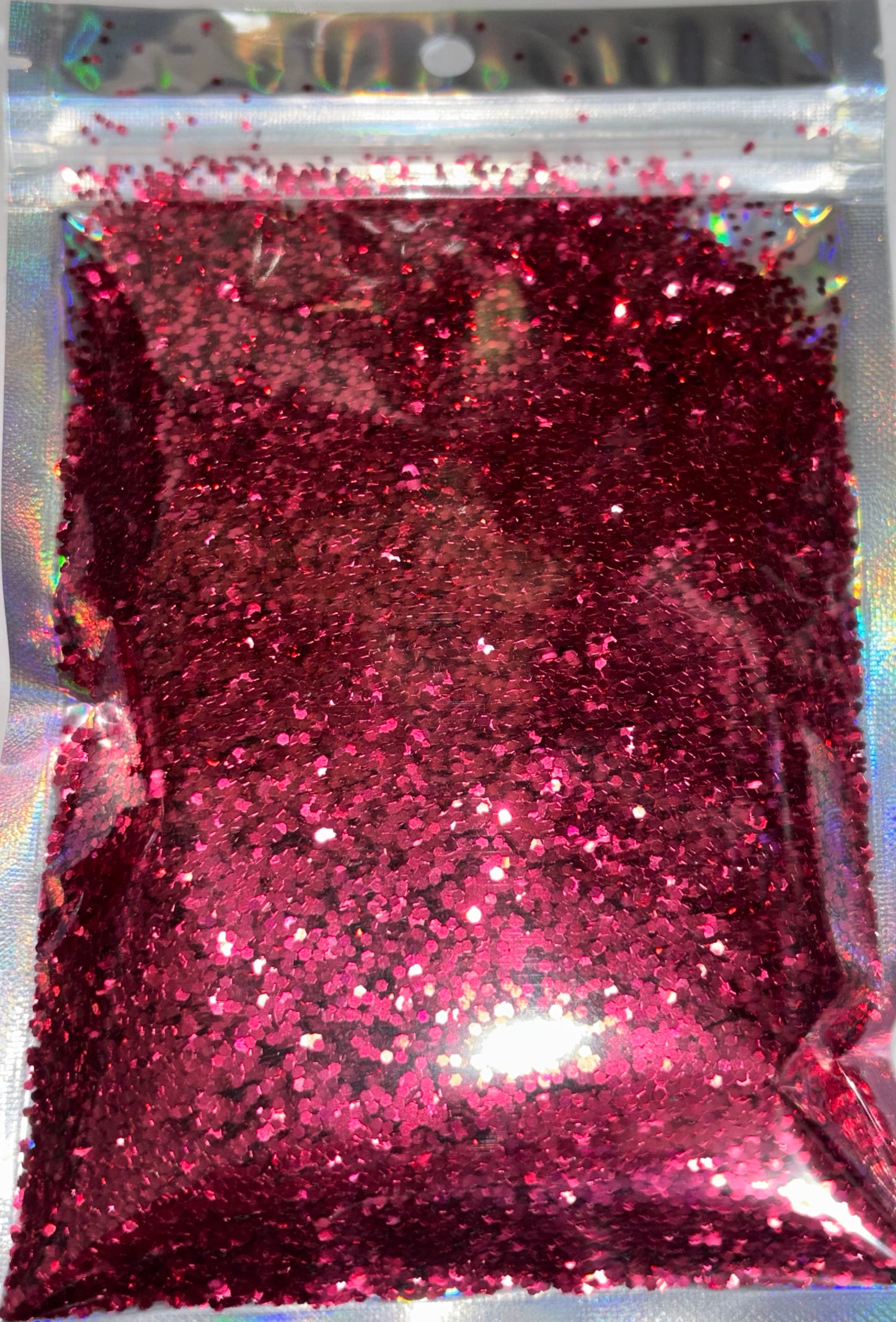 Raspberry Delight Metallic med. Grain Glitter