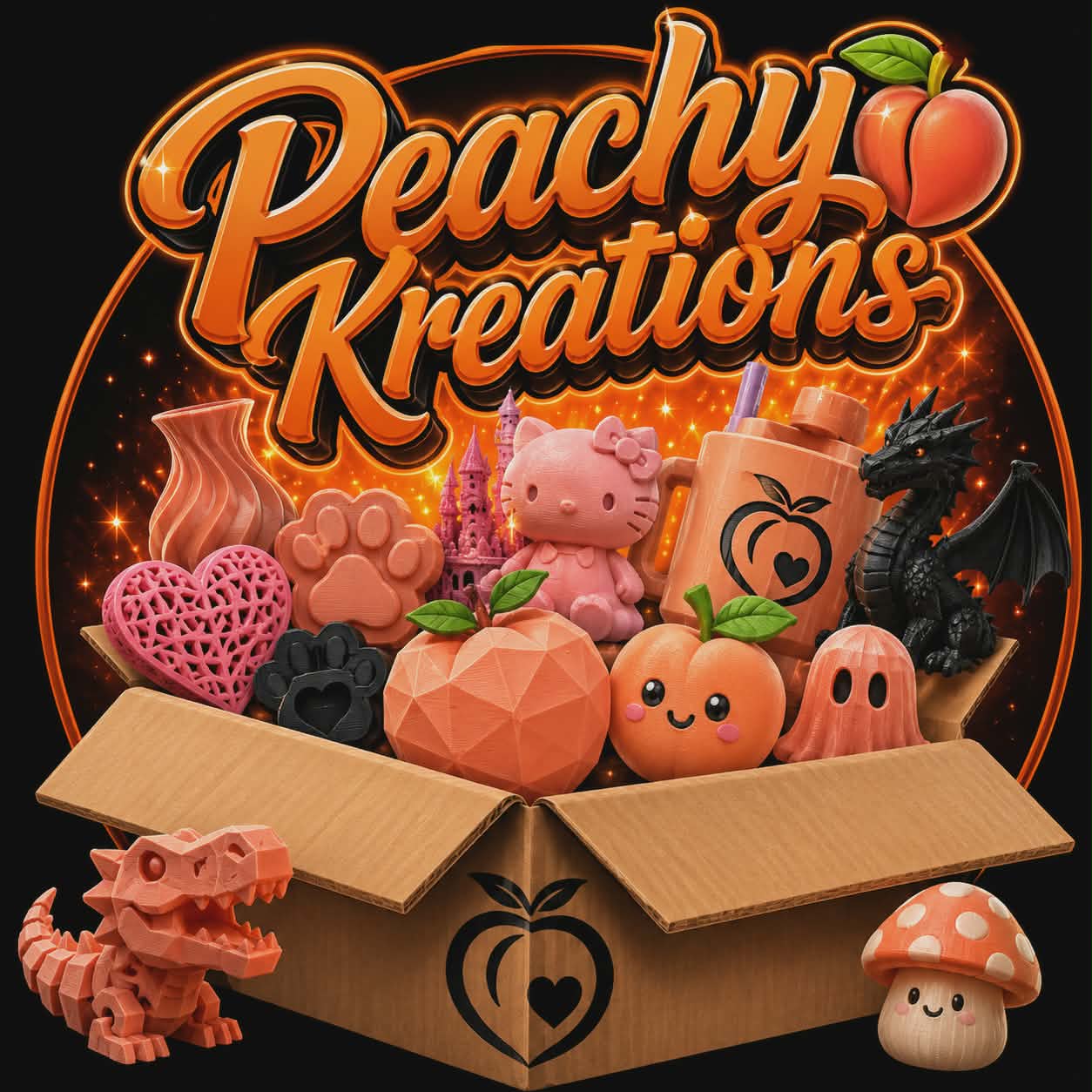 3D printed collectible box