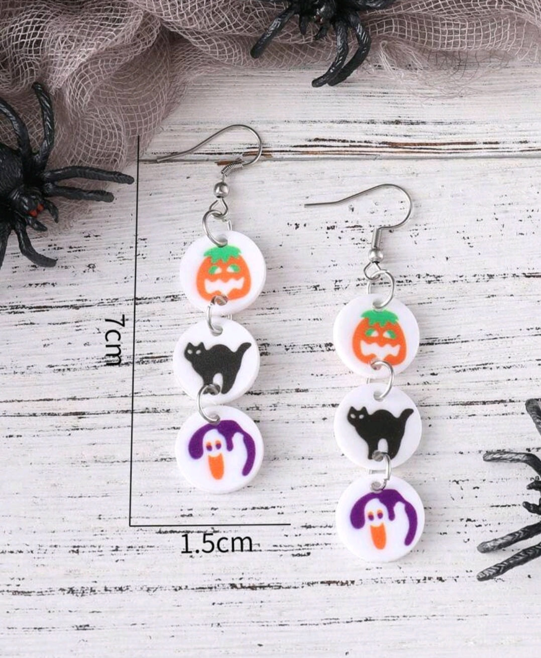 Halloween sugar cookie cut out earrings