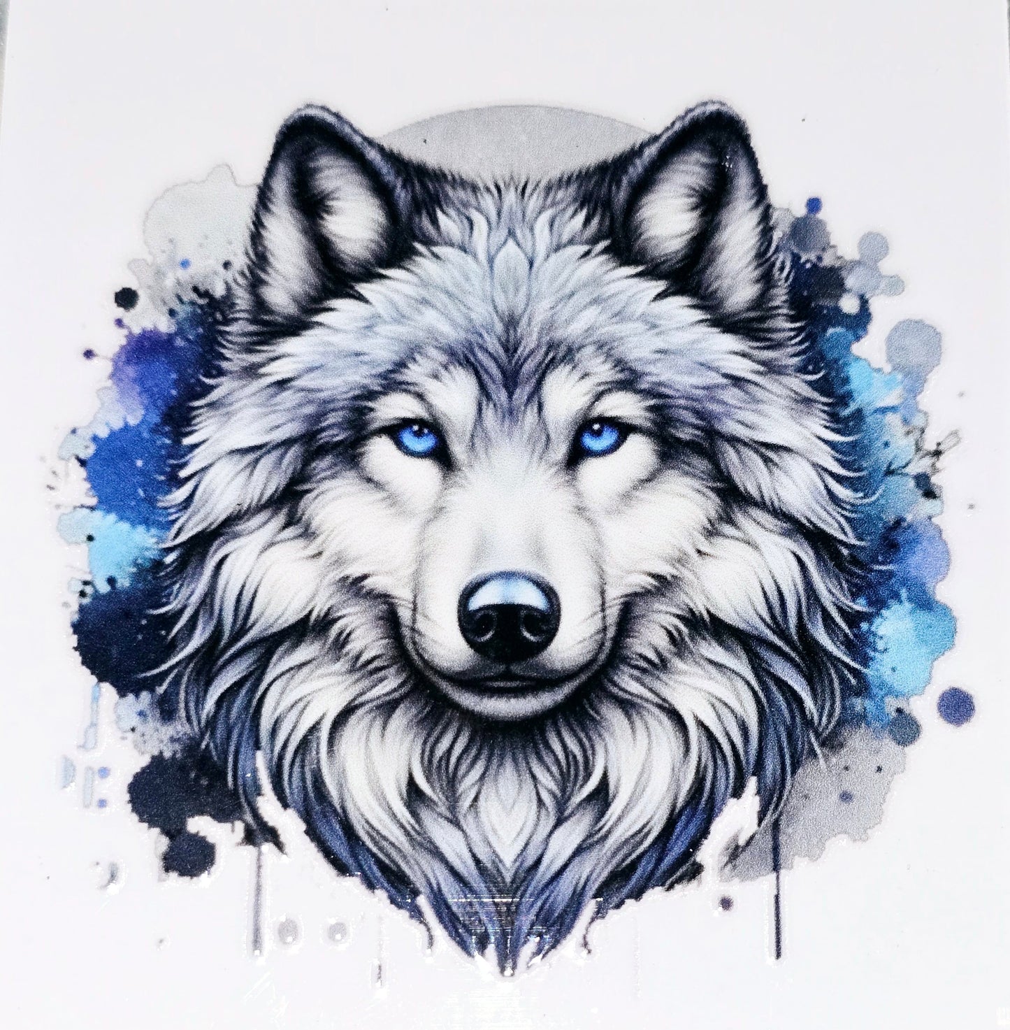 husky/wolf medium clear uv dtf