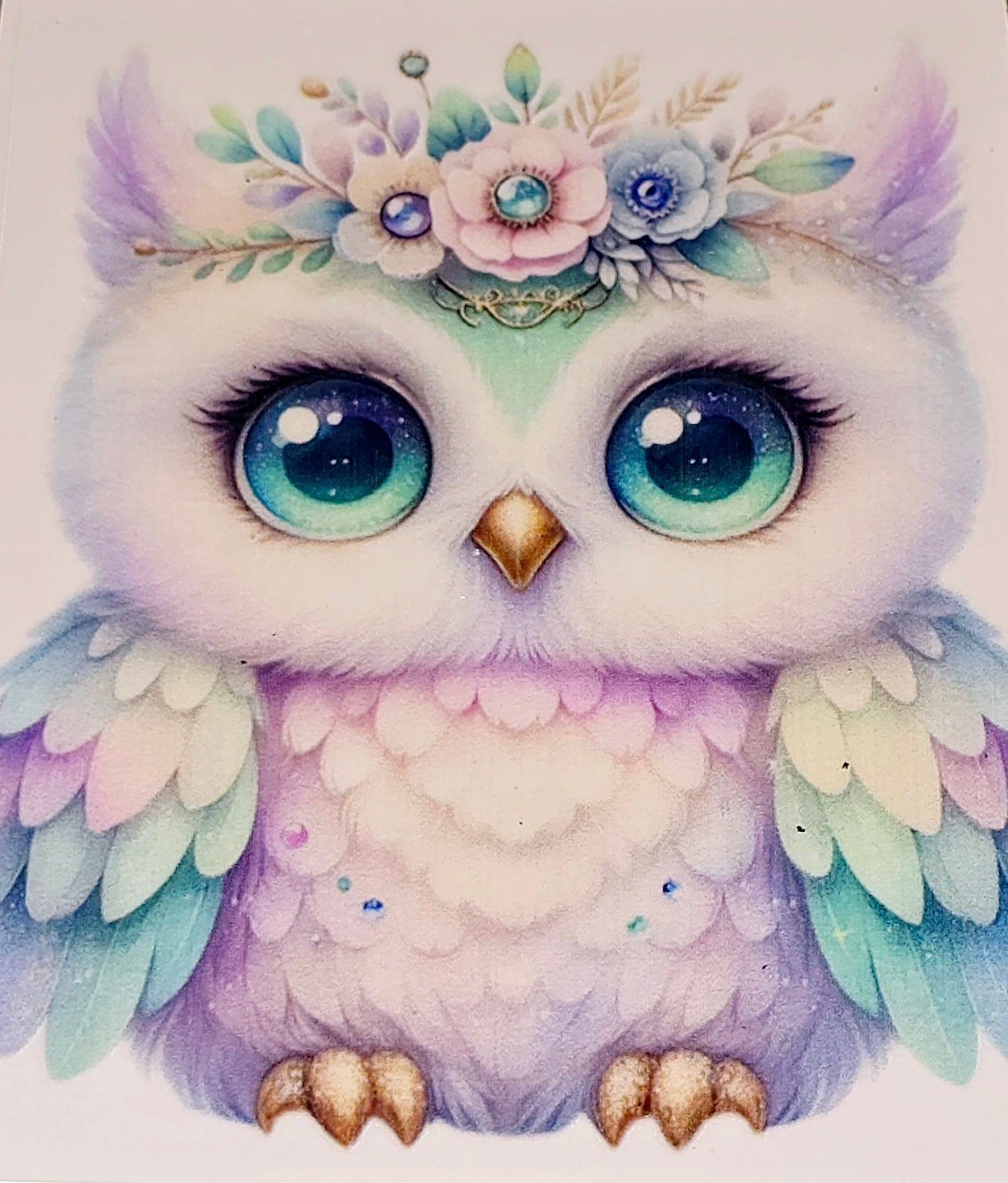 Owls medium clear UV DTF