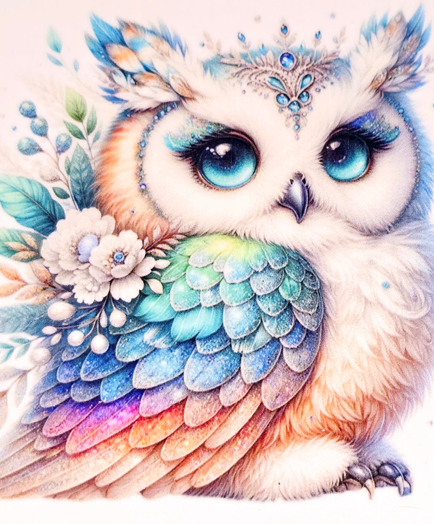 Owls medium clear UV DTF