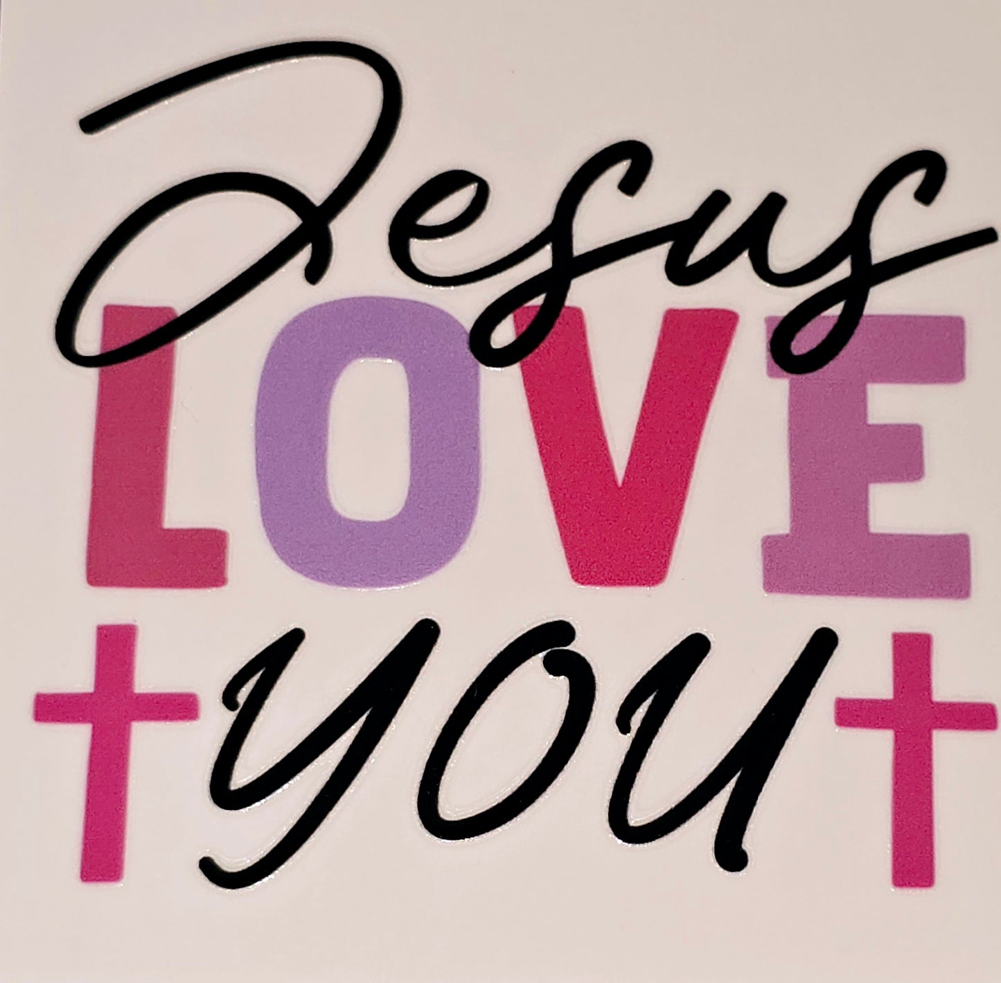 Christian inspirational clear UV DTF