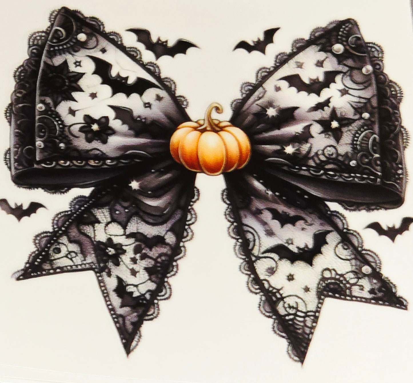 Medium Halloween decorative UV DTF bows