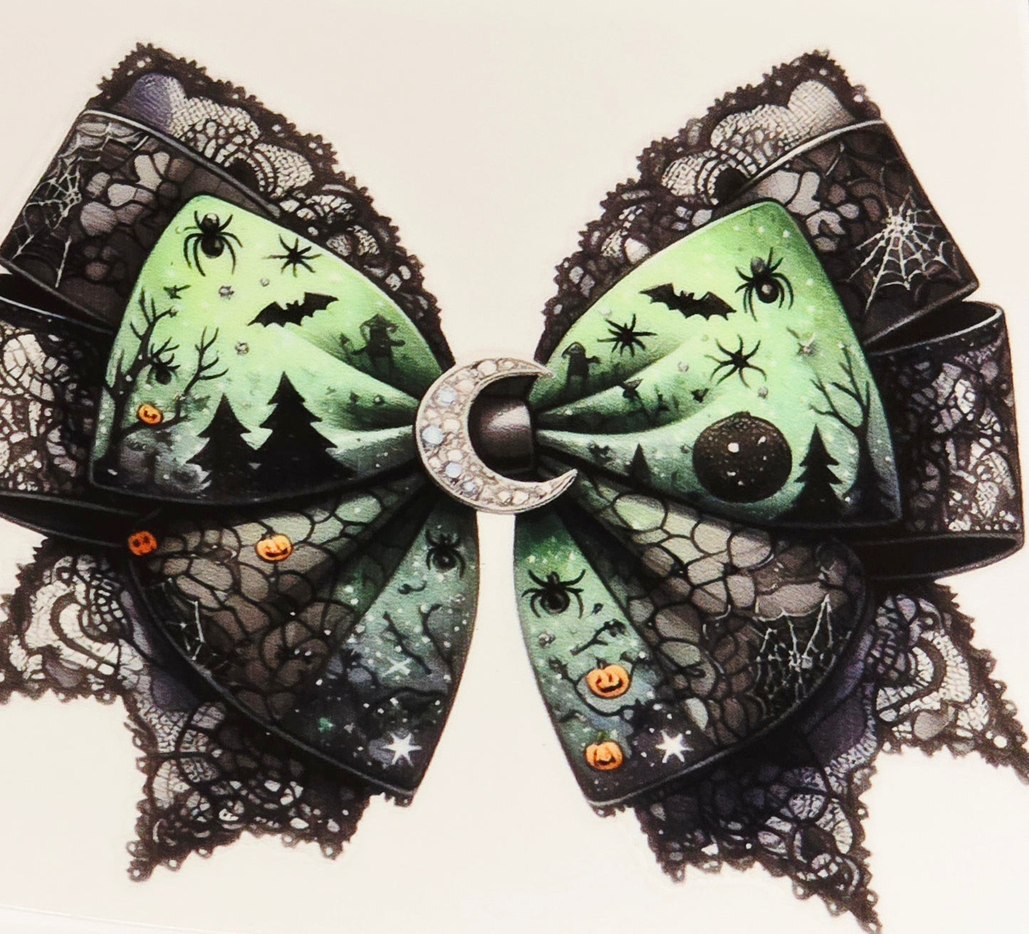 Medium Halloween decorative UV DTF bows
