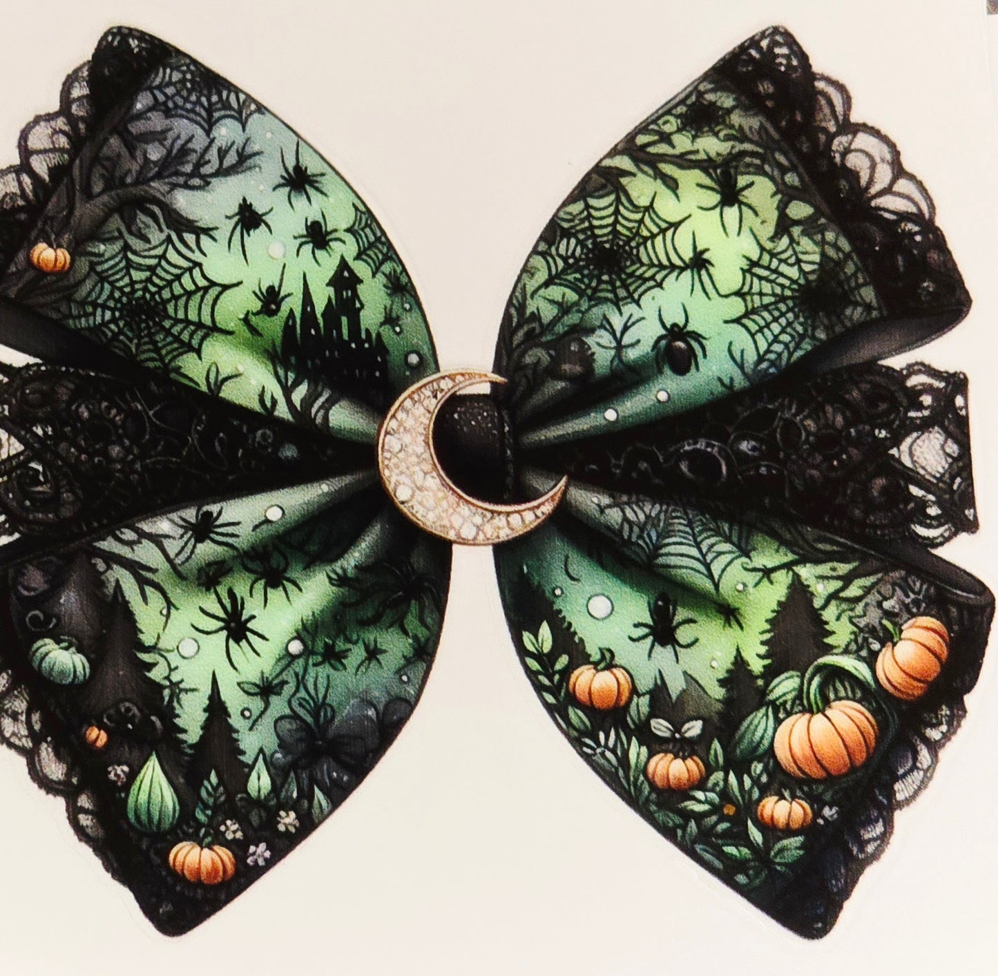 Medium Halloween decorative UV DTF bows