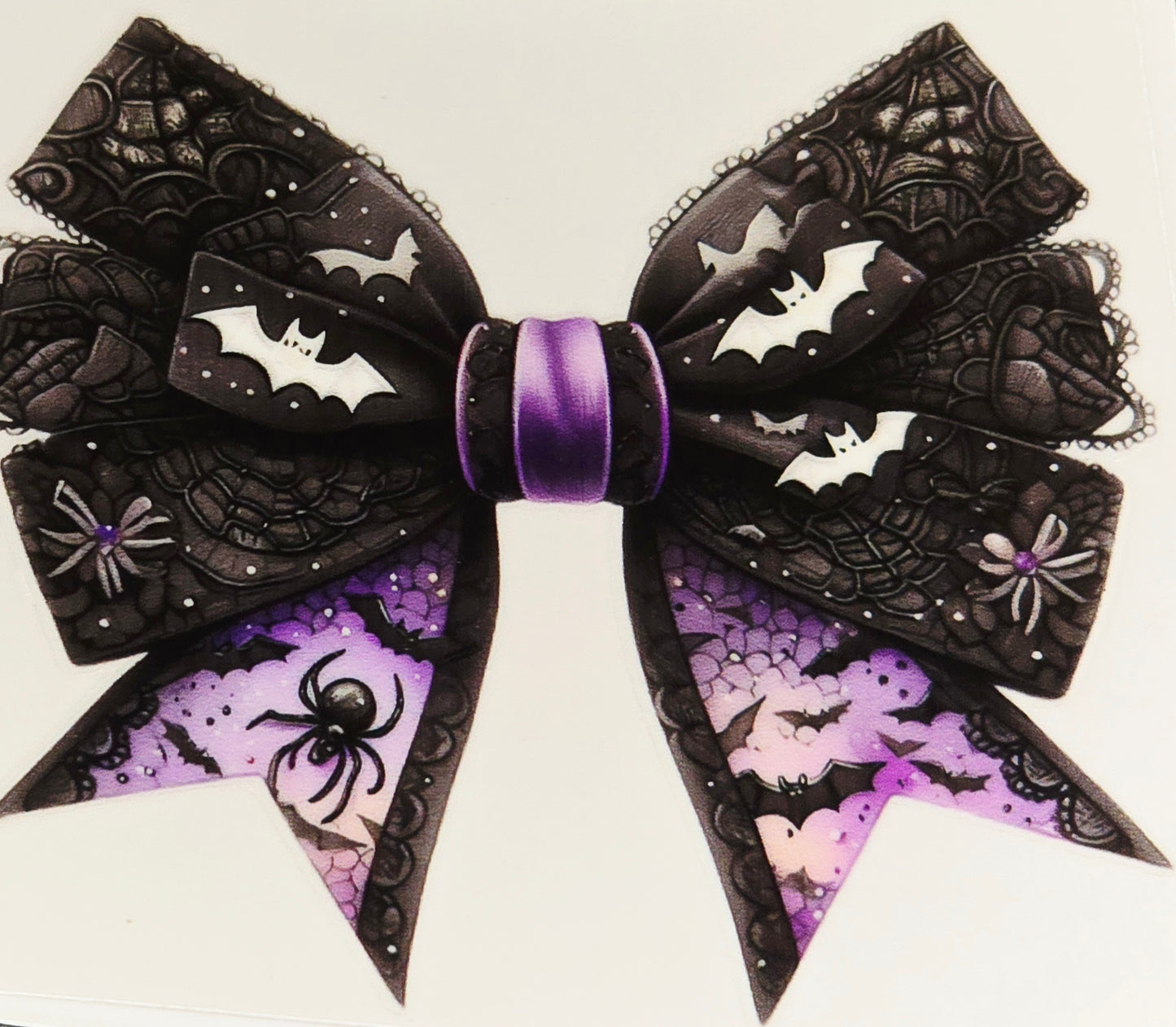 Medium Halloween decorative UV DTF bows