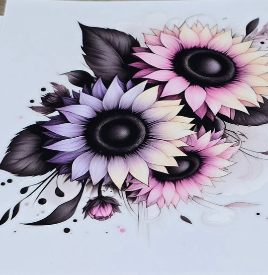 sunflowers xl UVDTF