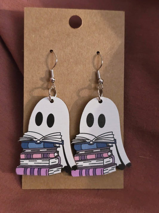 Ghost reader earrings