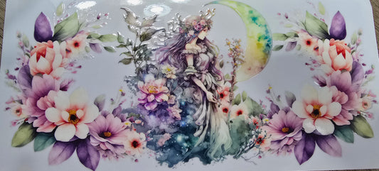 Fairy clear UV DTF decal wrap
