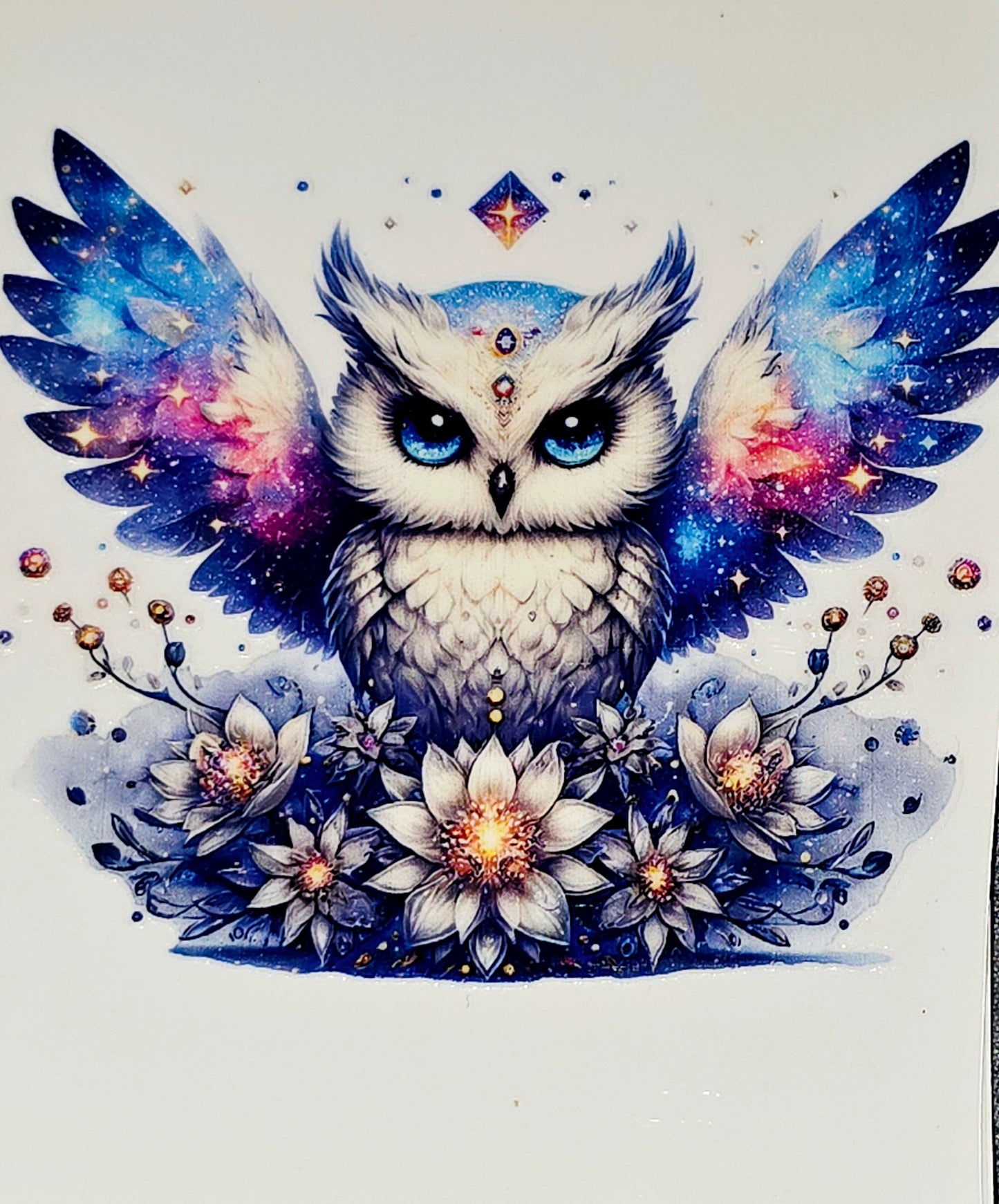 Owls medium clear UV DTF