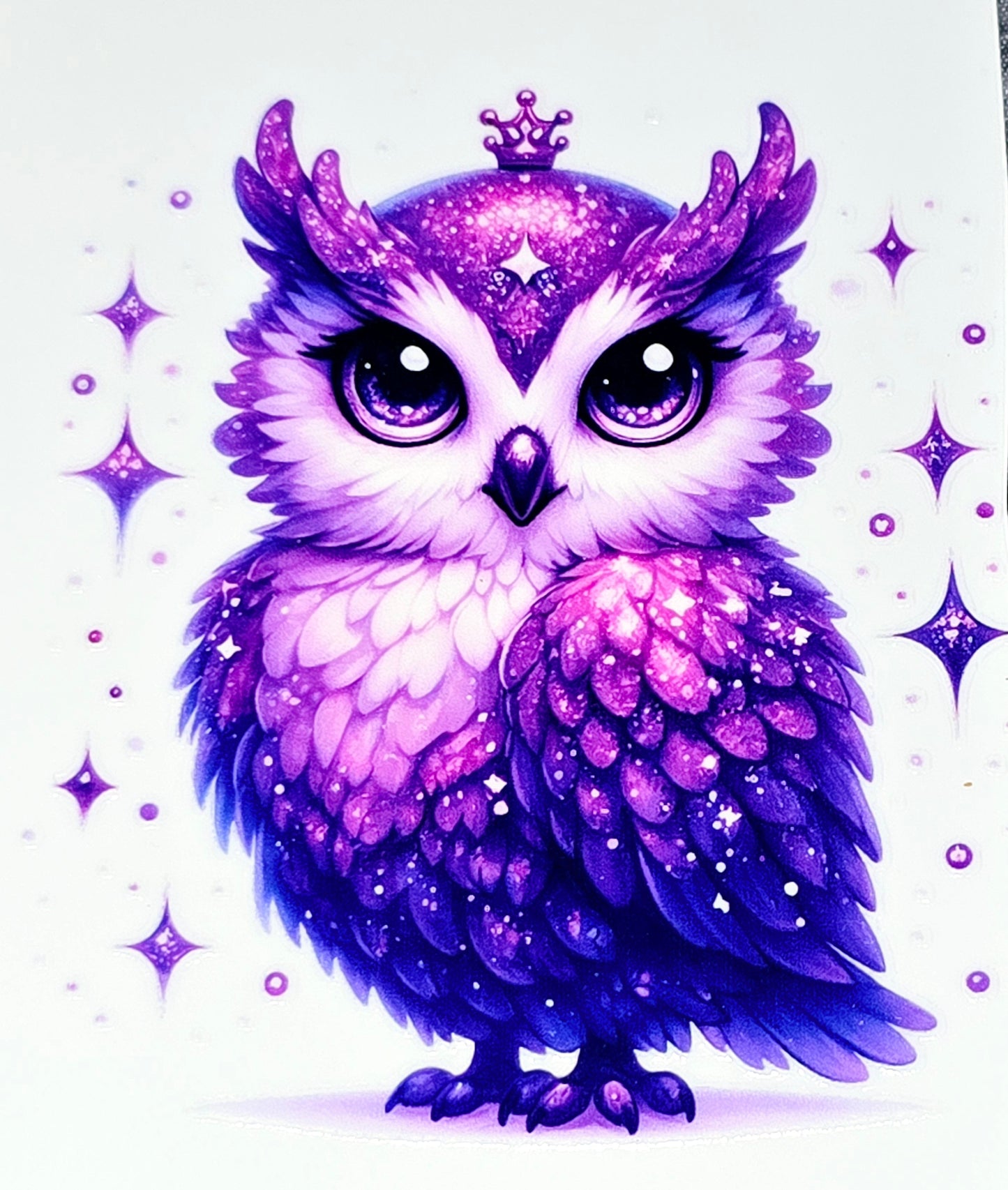 Owls medium clear UV DTF