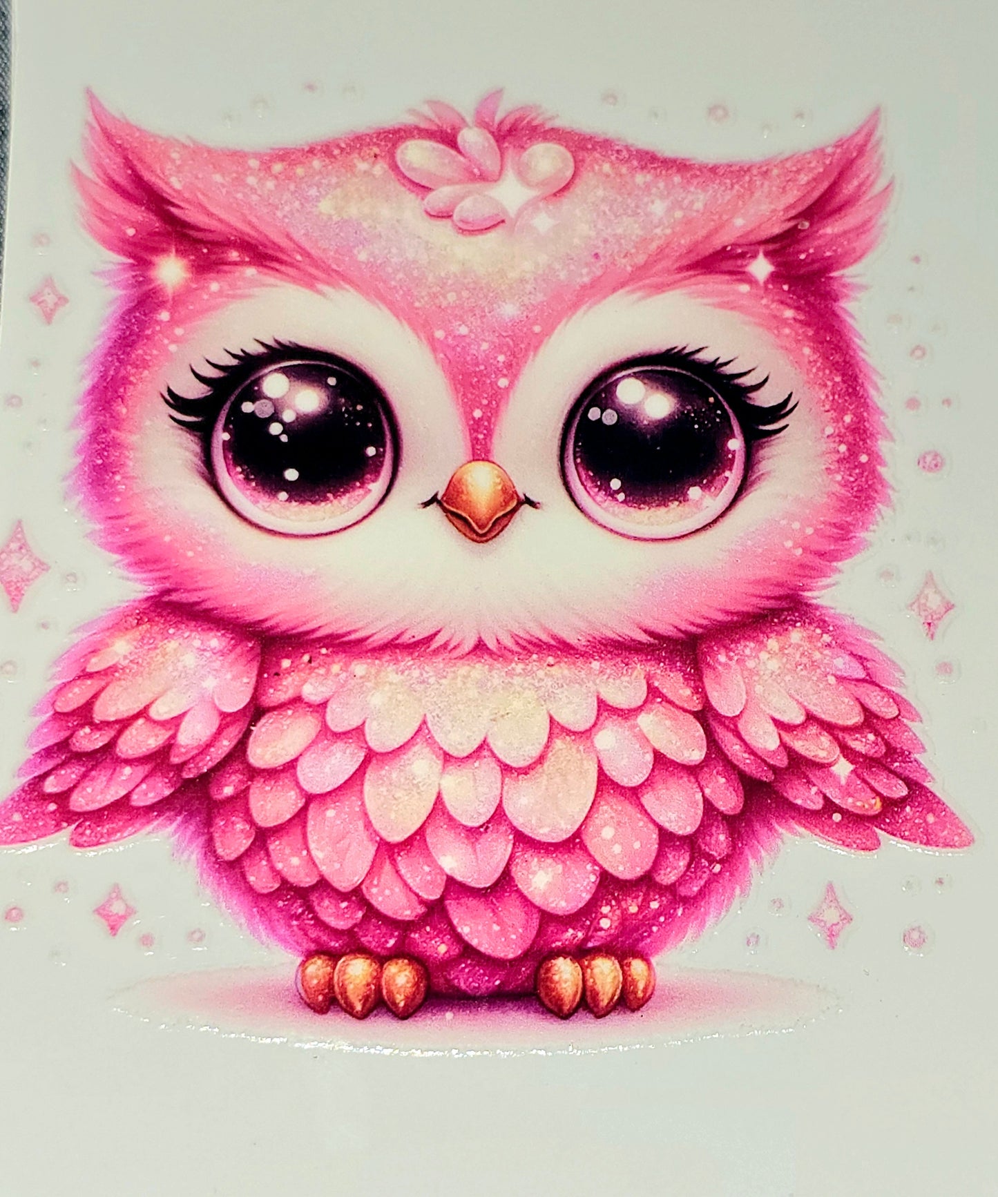 Owls medium clear UV DTF