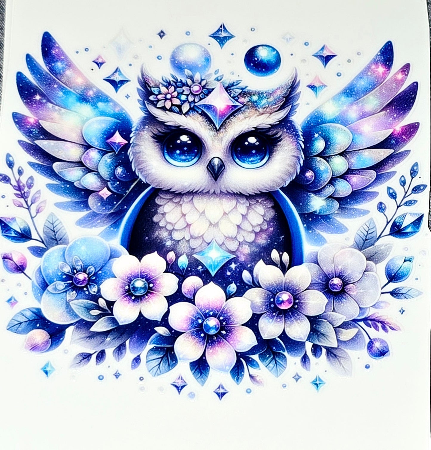 Owls medium clear UV DTF
