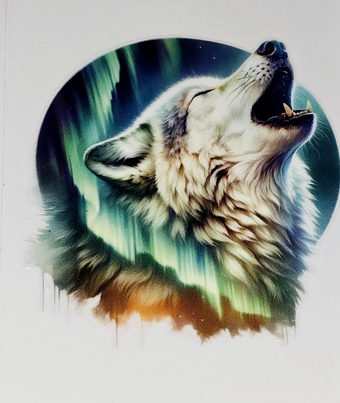 husky/wolf medium clear uv dtf