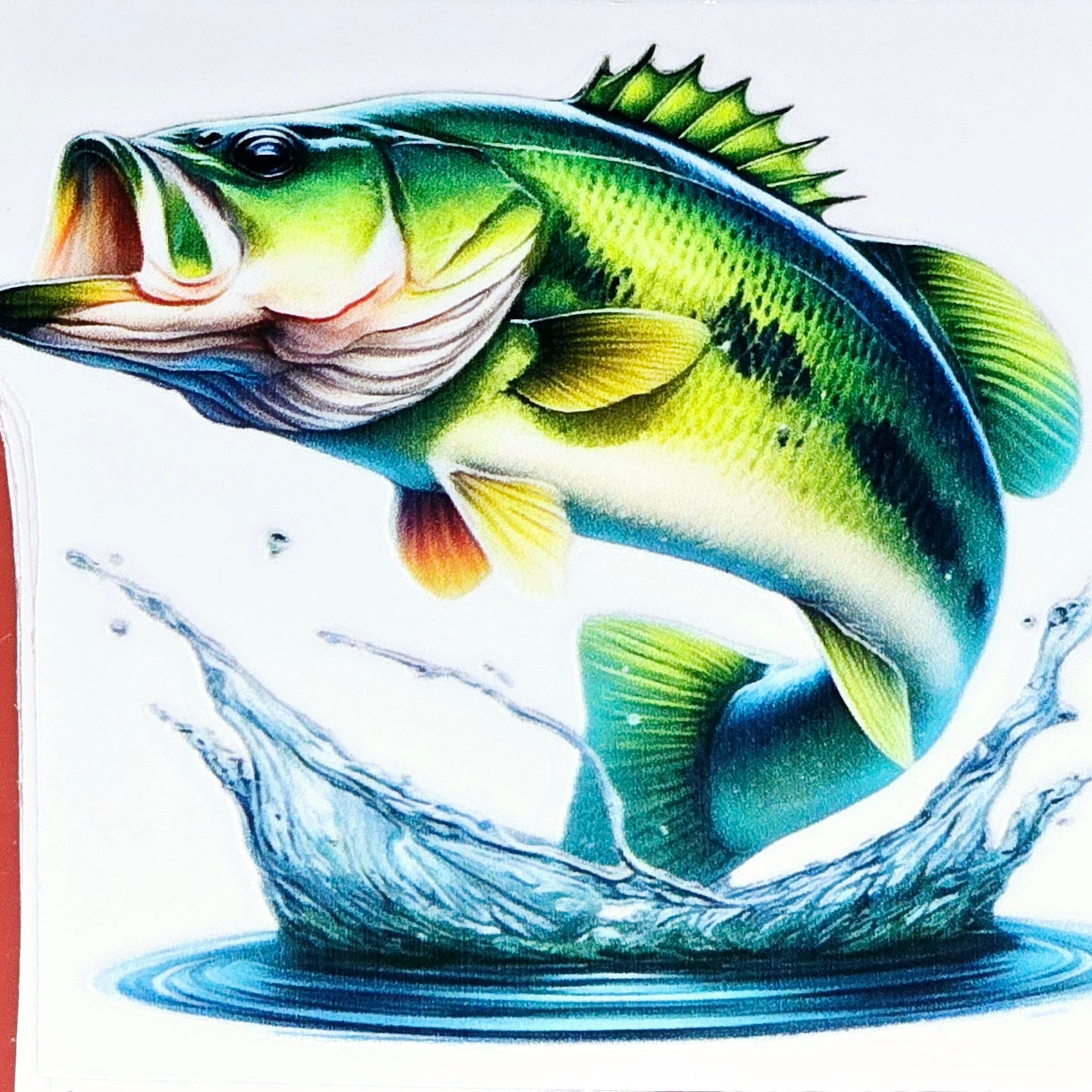 Fish medium clear UV DTF