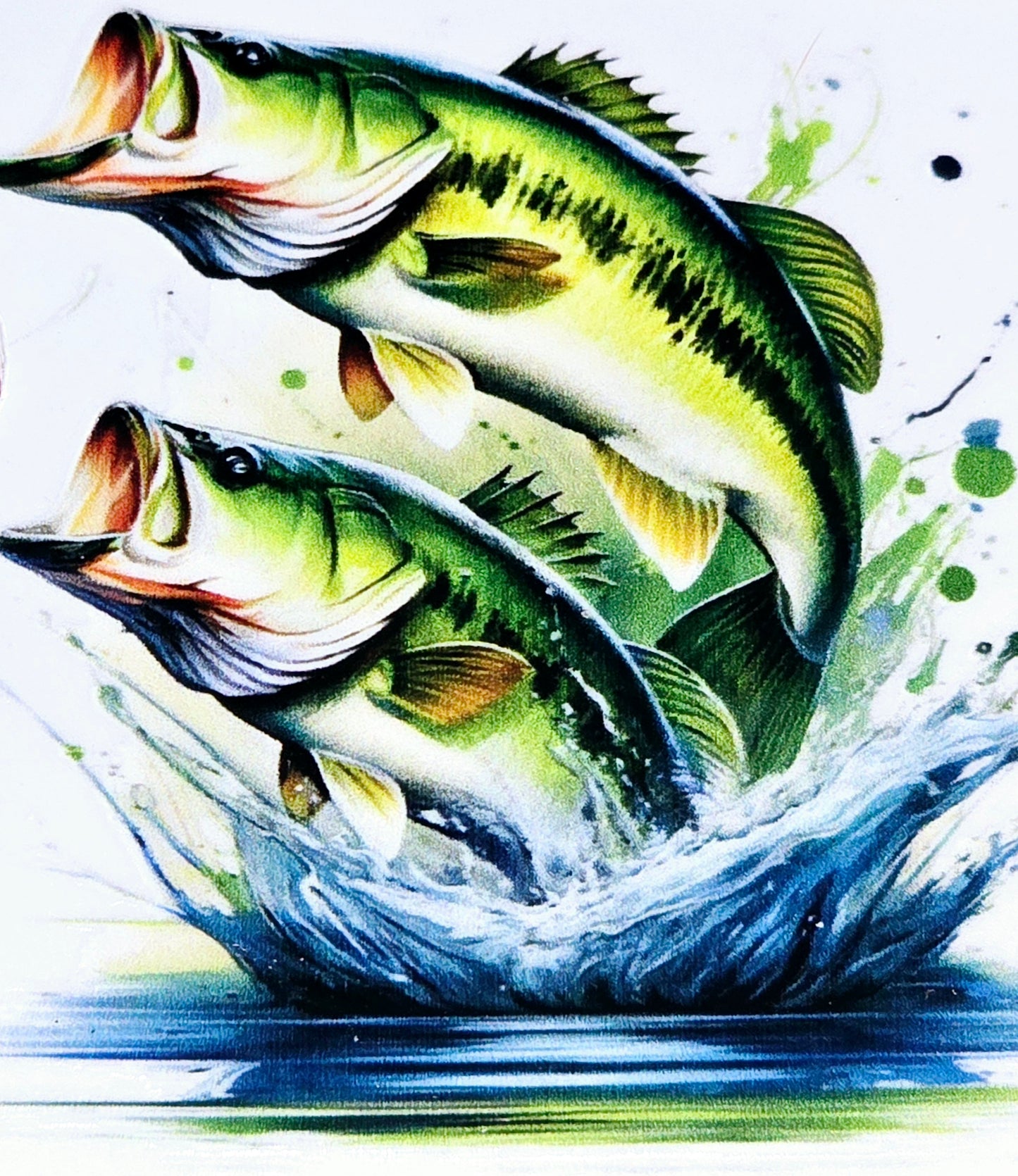 Fish medium clear UV DTF
