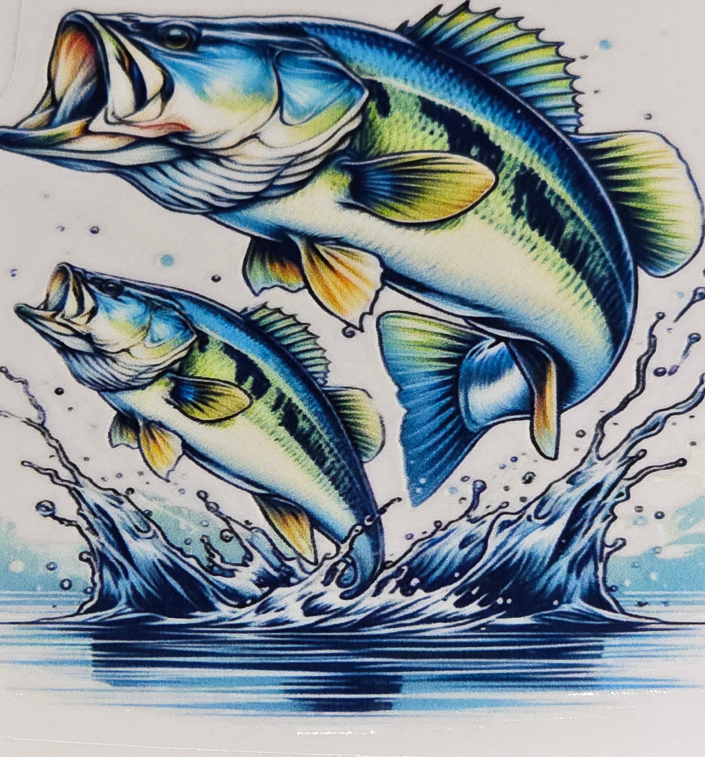Fish medium clear UV DTF