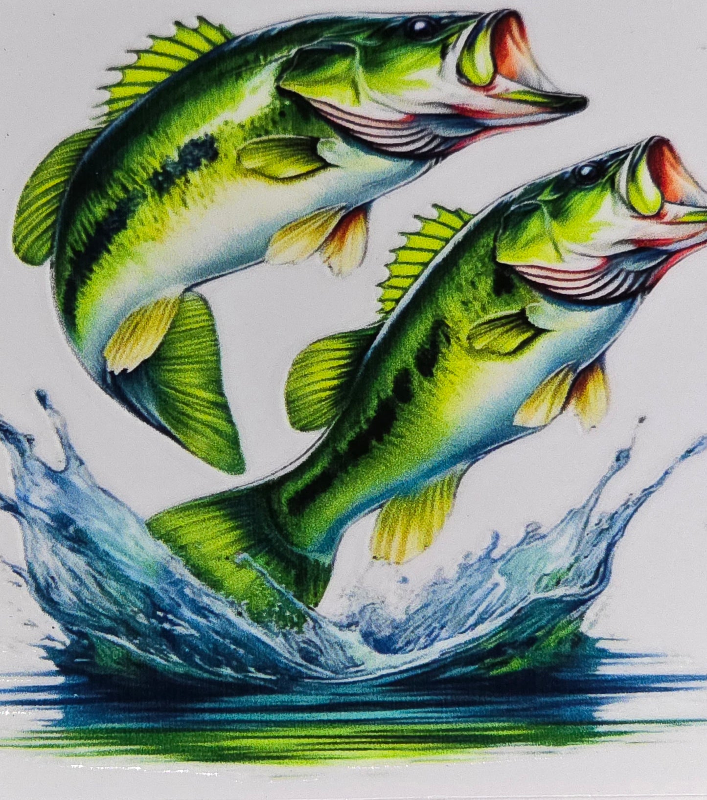 Fish medium clear UV DTF