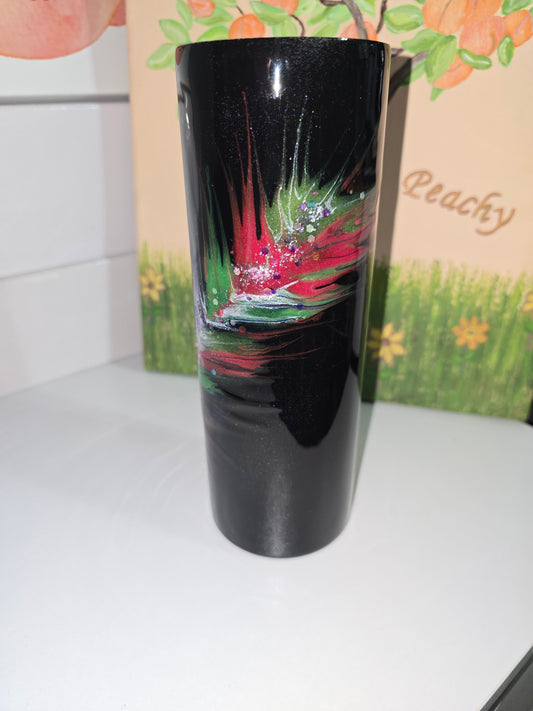 20 oz feather tumbler