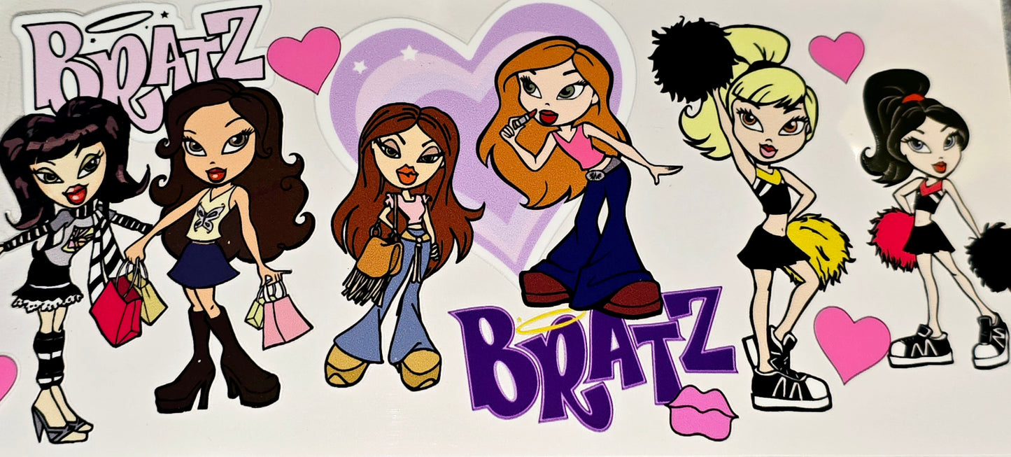 Bratz clear UV DTF wrap