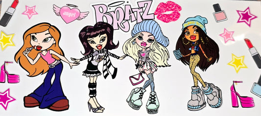 Bratz clear UV DTF wrap