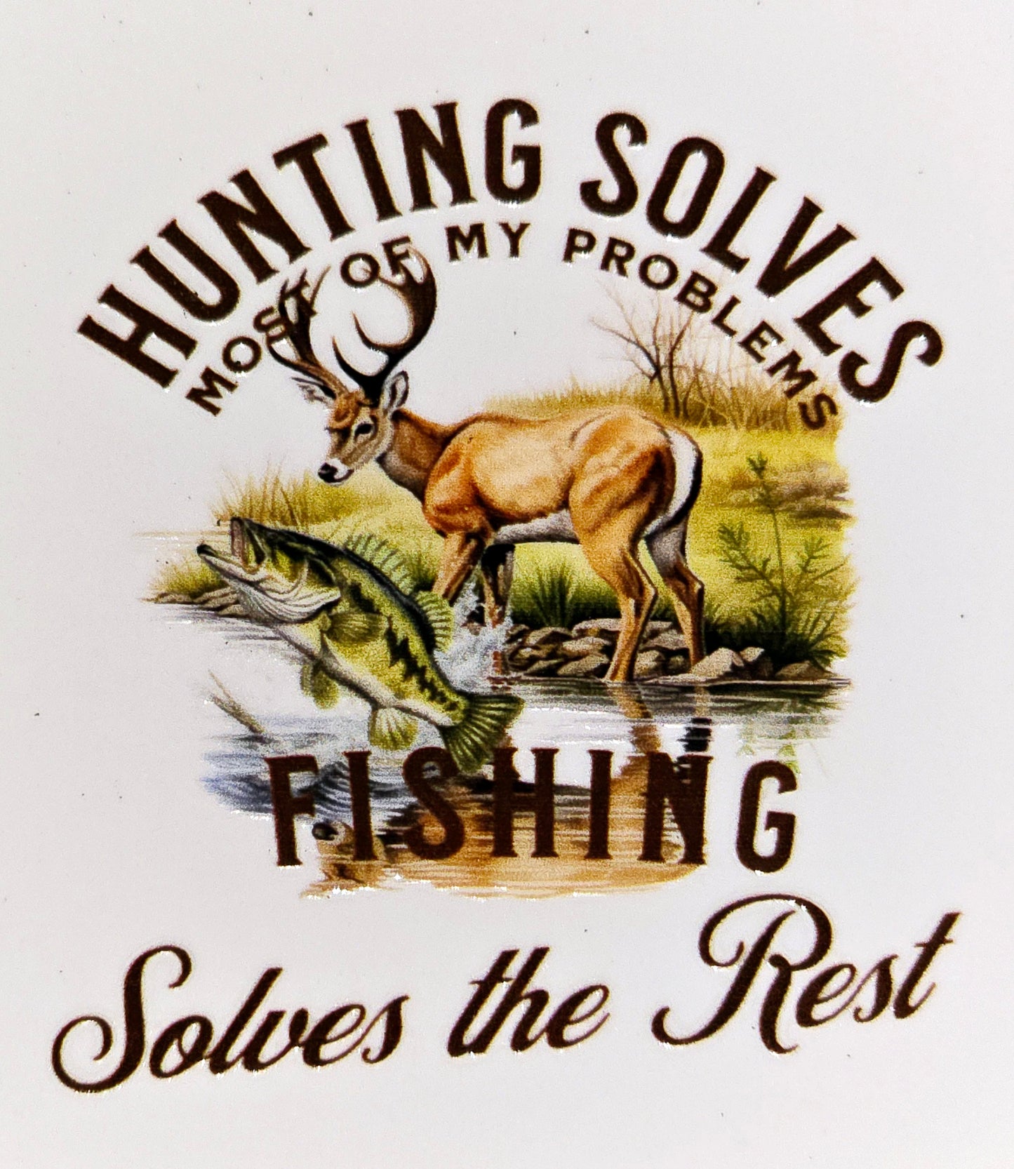 Small hunting clear UV DTF