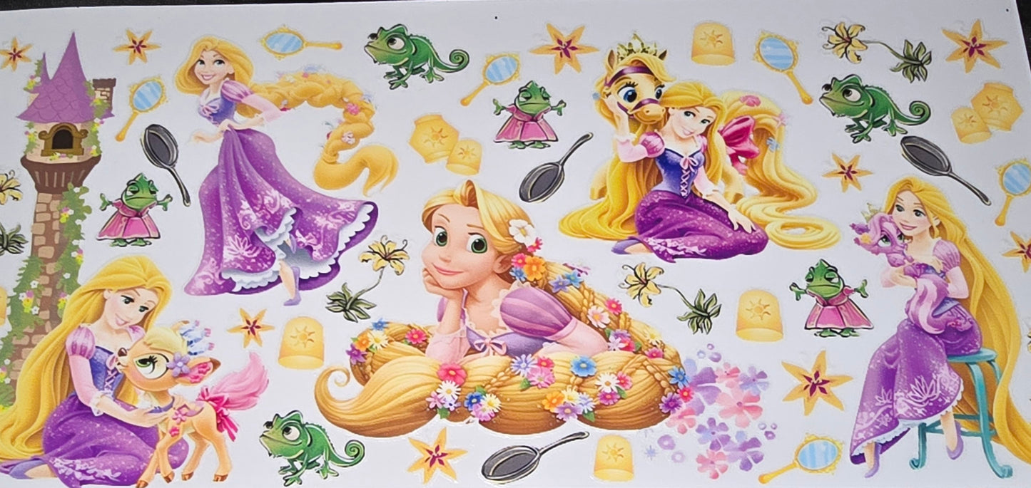 Princess clear UV DTF wraps