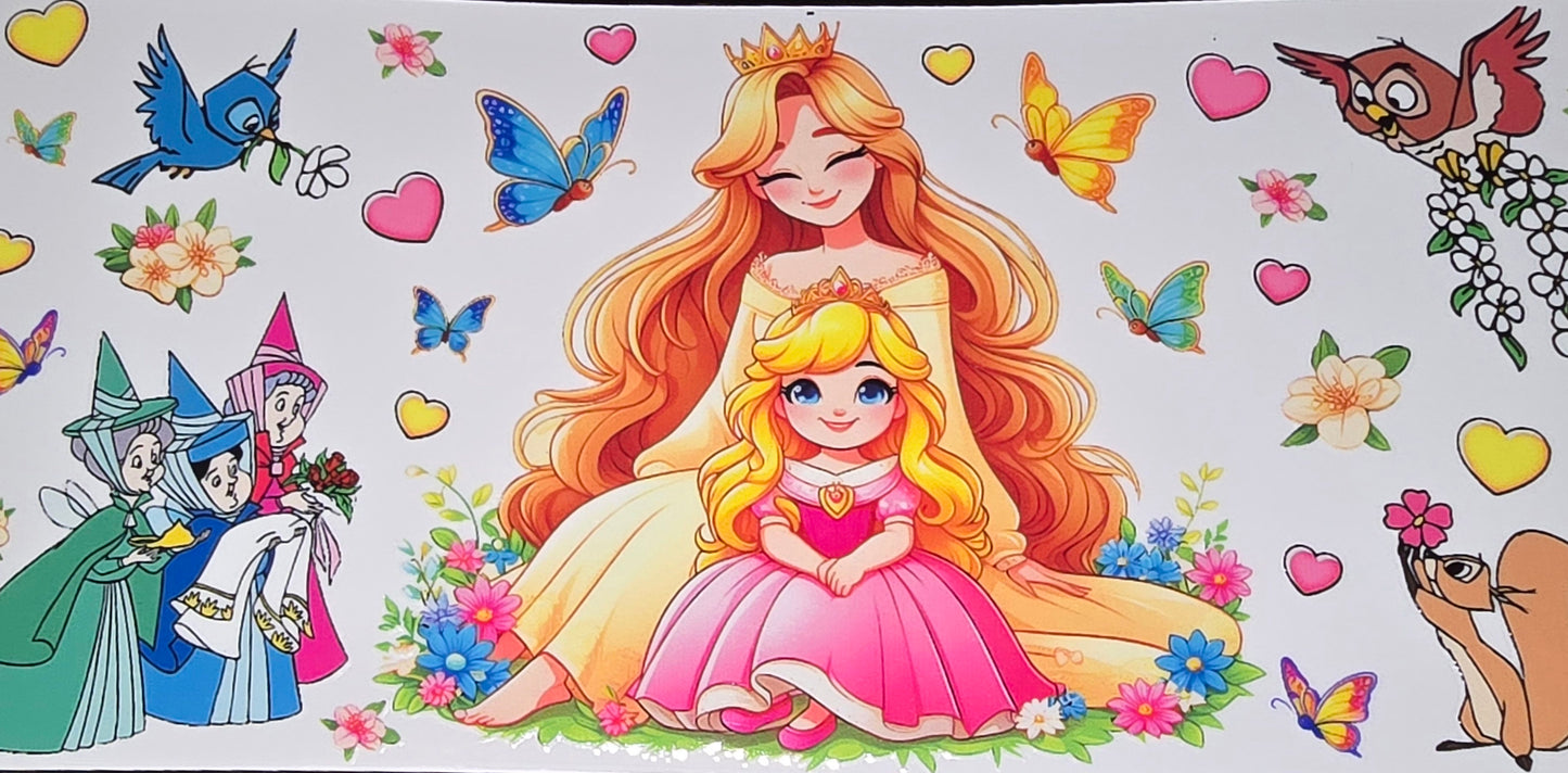 Princess clear UV DTF wraps
