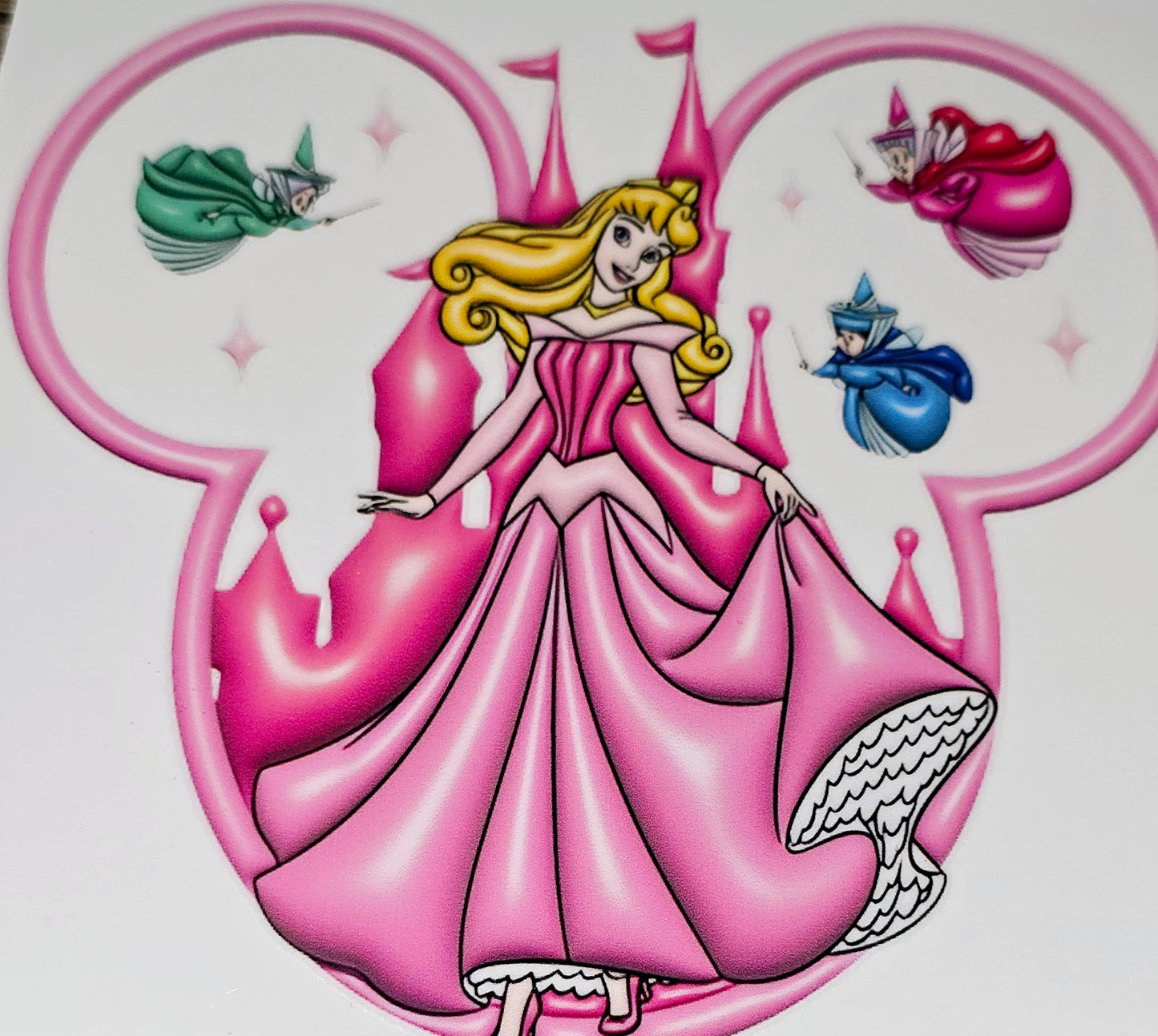 Princesses & villains xl clear UV DTF