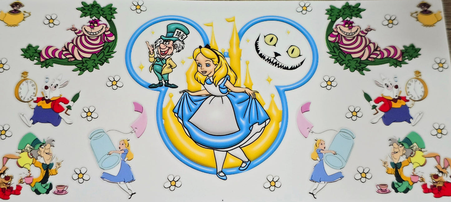 Princesses & villains xl clear UV DTF