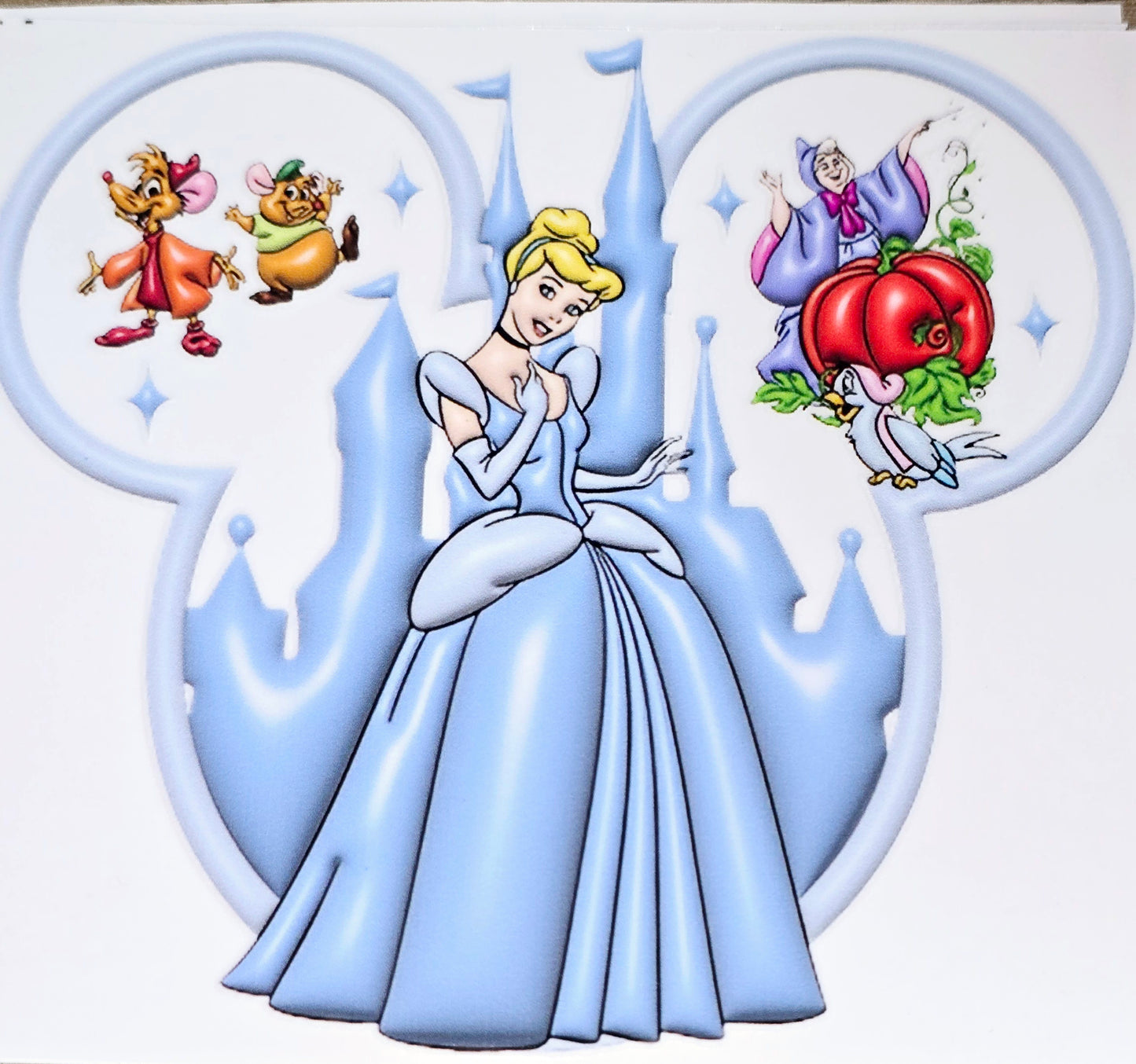 Princesses & villains xl clear UV DTF
