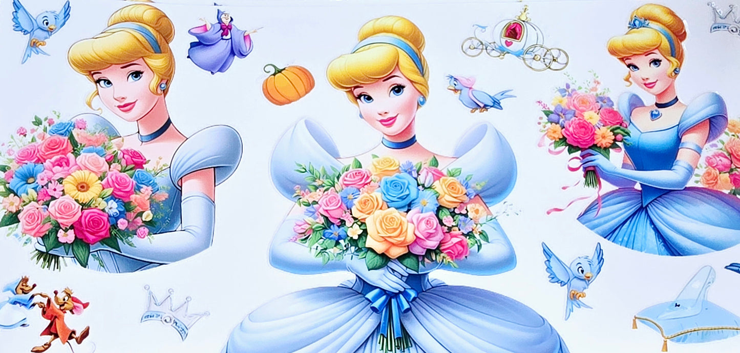 Princess clear UV DTF wraps