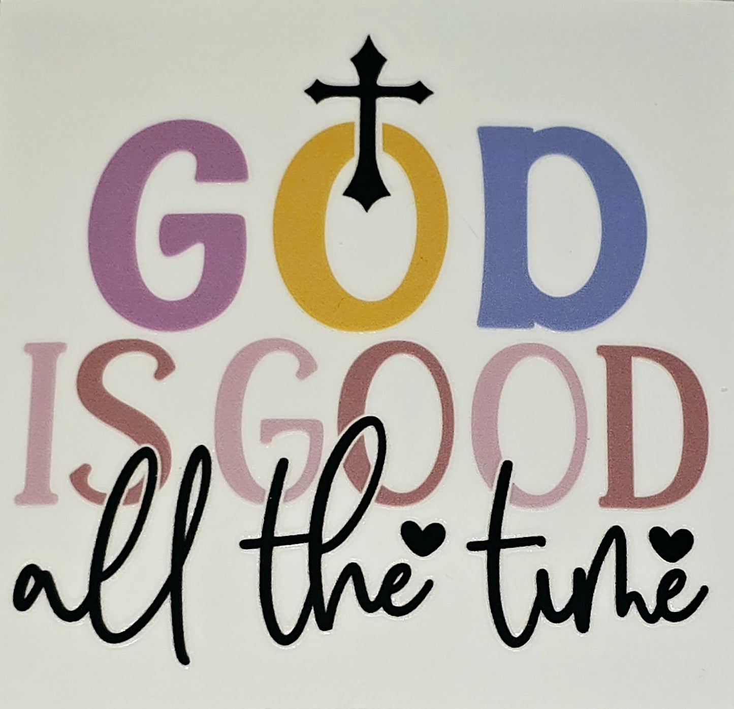 Christian inspirational clear UV DTF