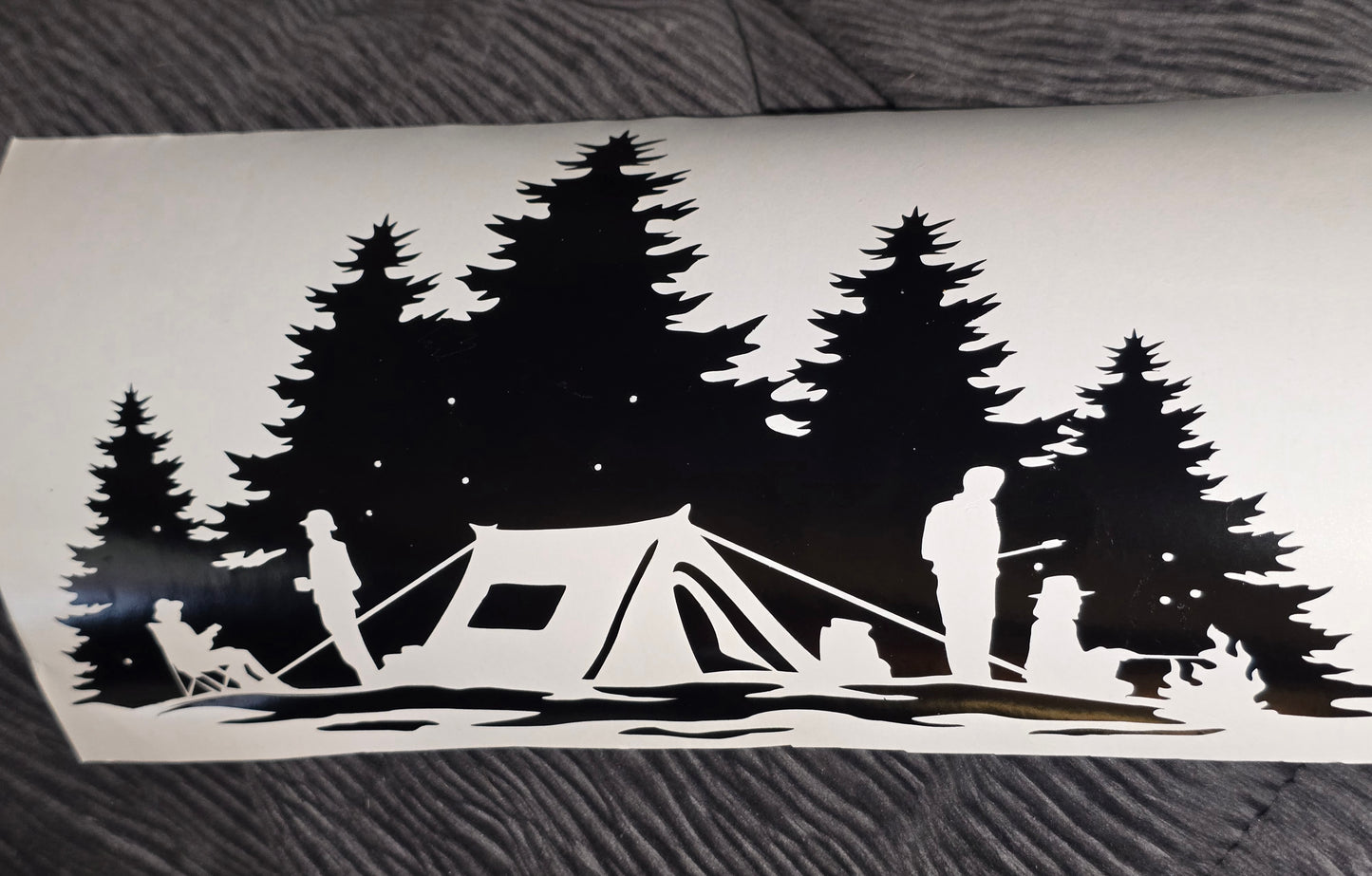 Wooded scenery vinyl cut outs for 20 oz tumblers