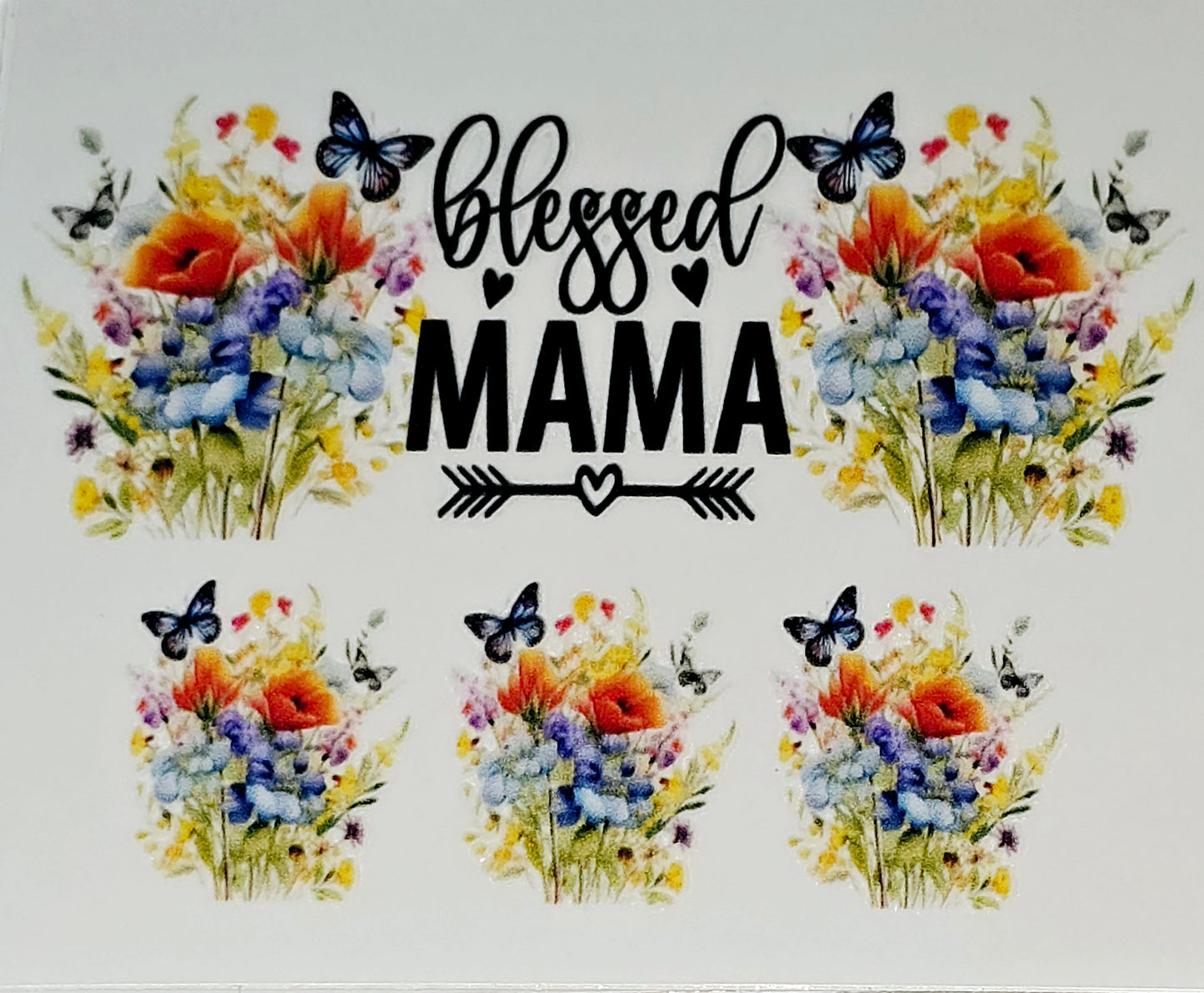 Mama mini tumbler clear UVDTF wraps
