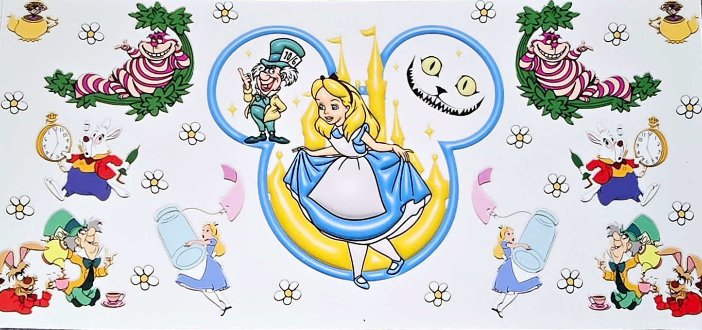 Princess clear UV DTF wraps