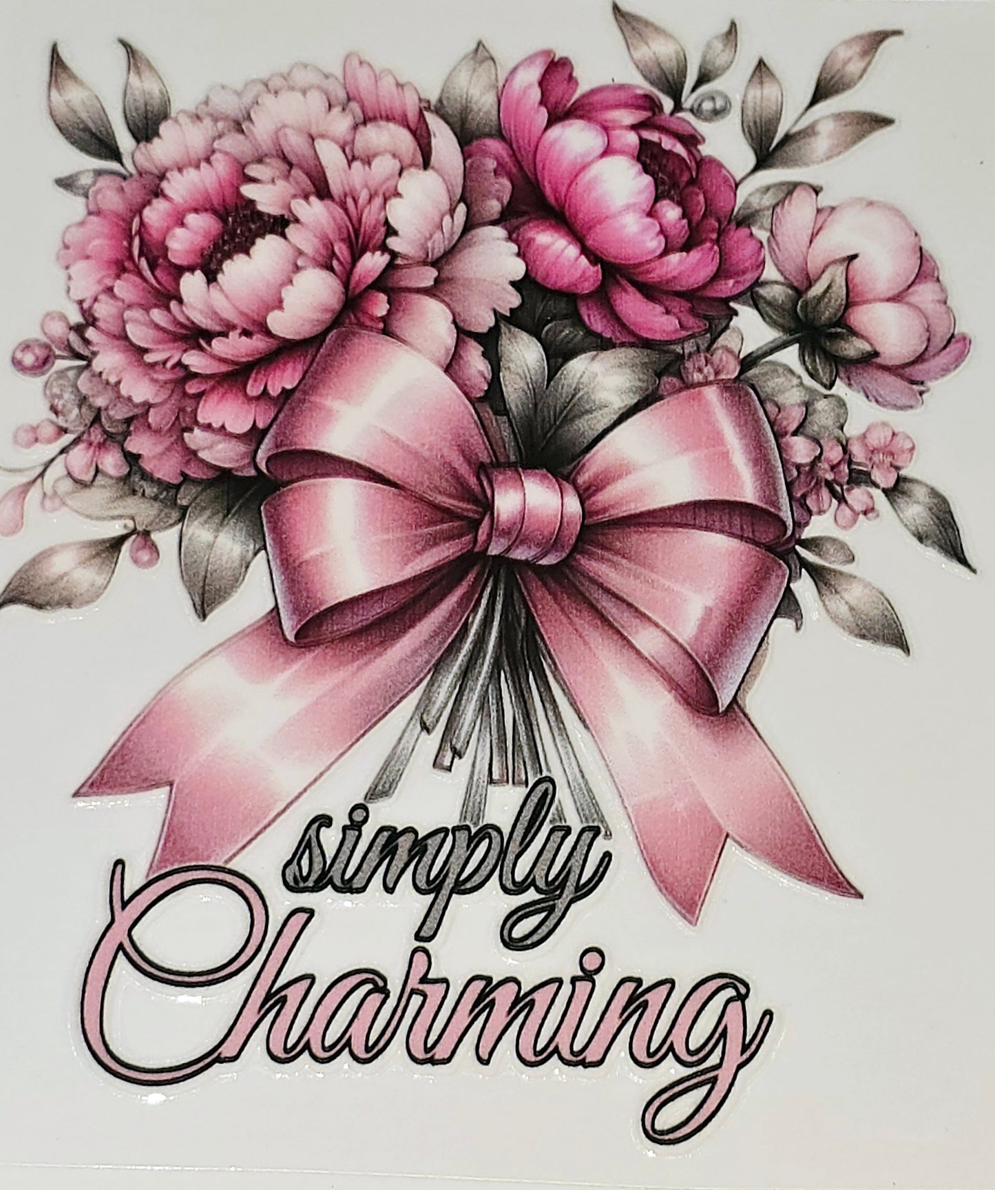 Pretty in pink medium clear UV DTF
