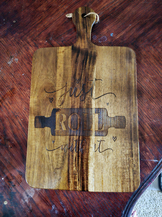 Just roll with it hanging cutting board