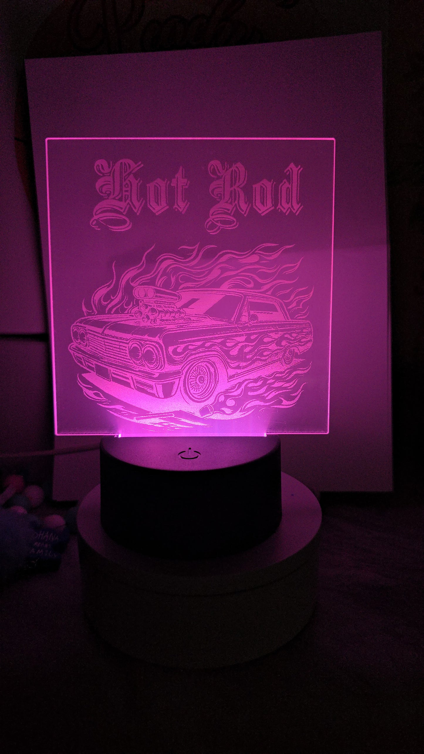 Hot rod night light