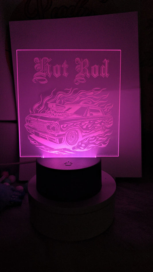 Hot rod night light