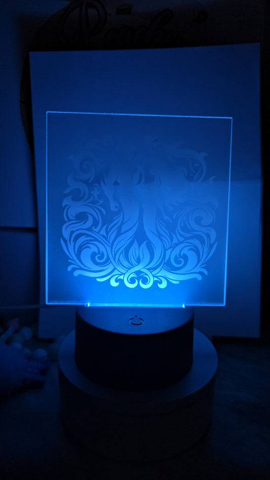 Mermaid princess night light