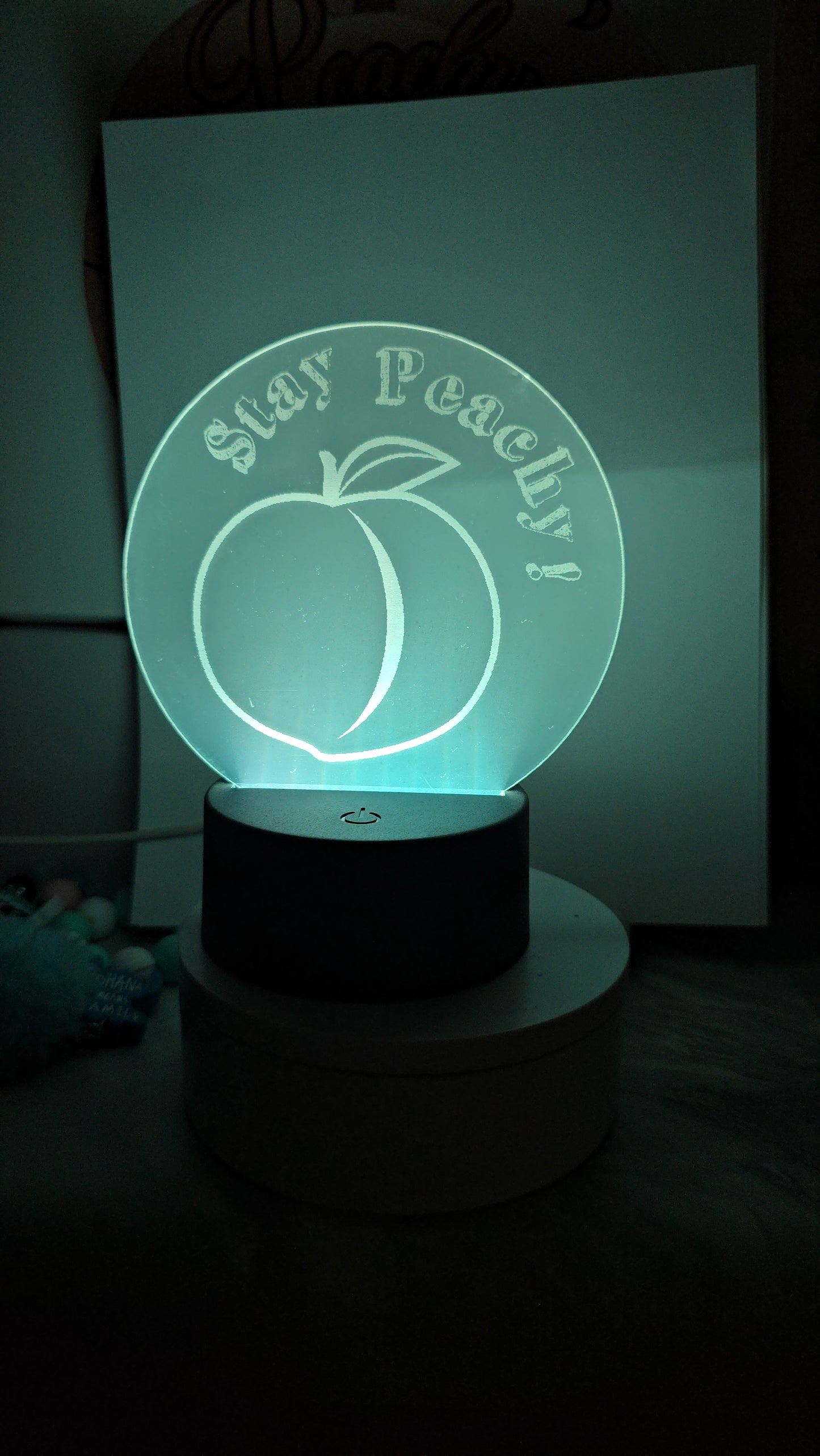 "Stay Peachy" nightlight