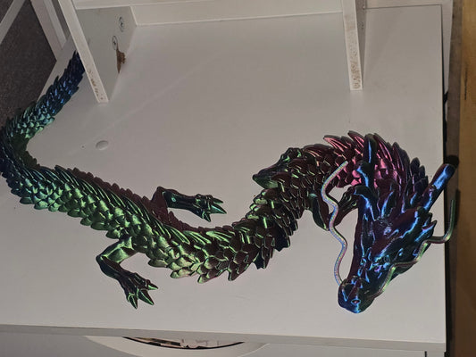36" 3d printed dragon
