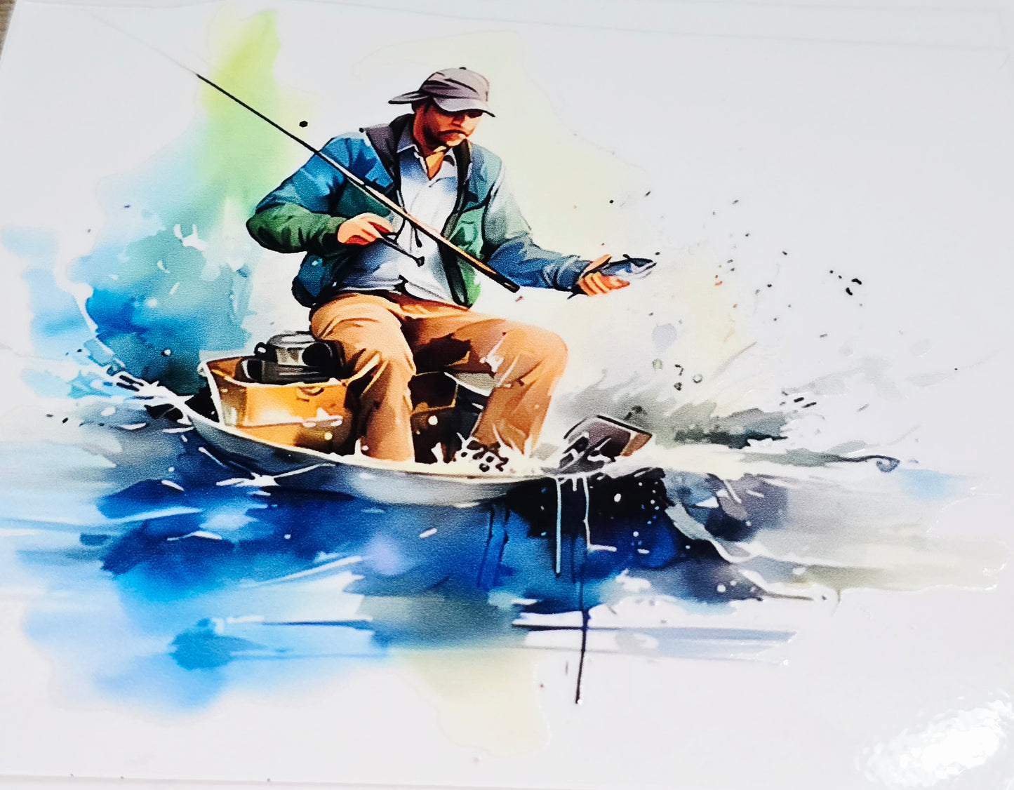 Fishermen XL clear UV DTF