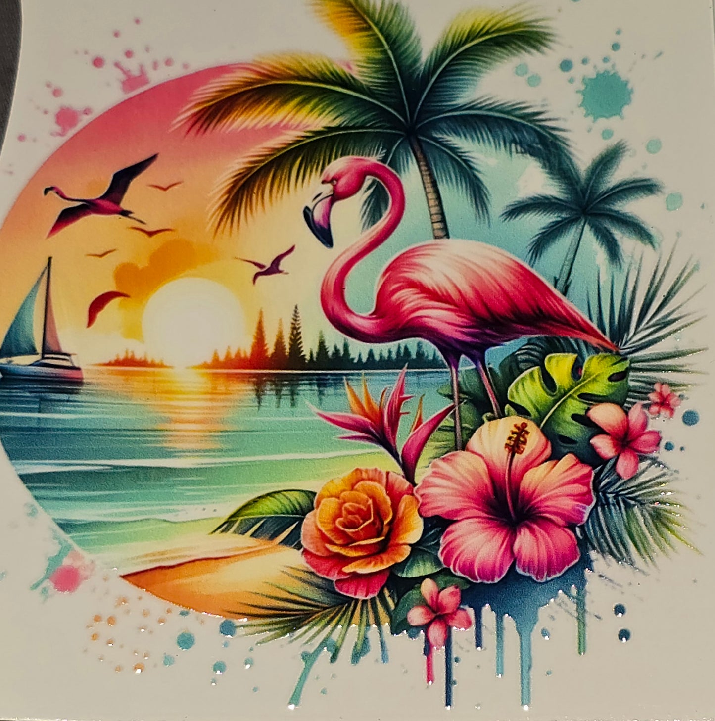 Life on the ocean medium & xl clear UV DTF