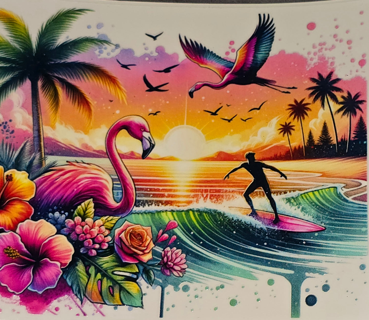 Life on the ocean medium & xl clear UV DTF